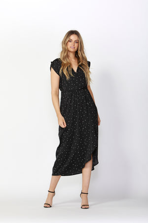 SASS - STEAL THE SHOW DRESS - BLACK