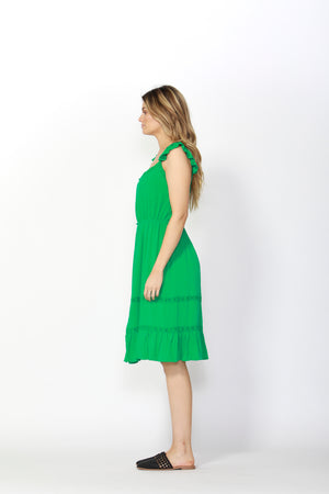 SASS - HONEYMOON LACE DRESS - GREEN