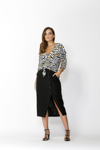 Sass - Maeve Skirt - Zebra