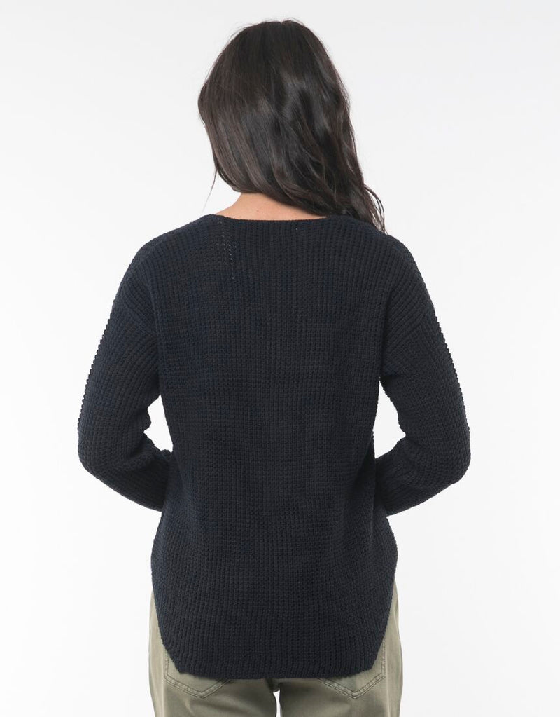 Foxwood - Lilly vee knit - Navy