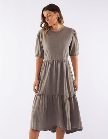 Foxwood - Kara Rib Dress - Khaki