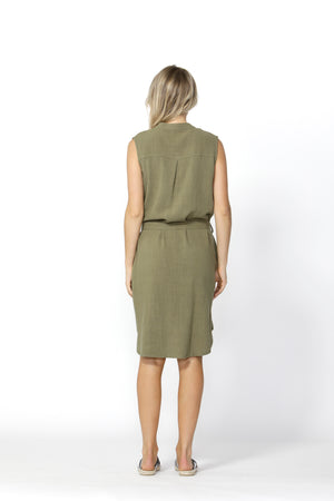 Betty Basics - Kace Midi Dress - Khaki