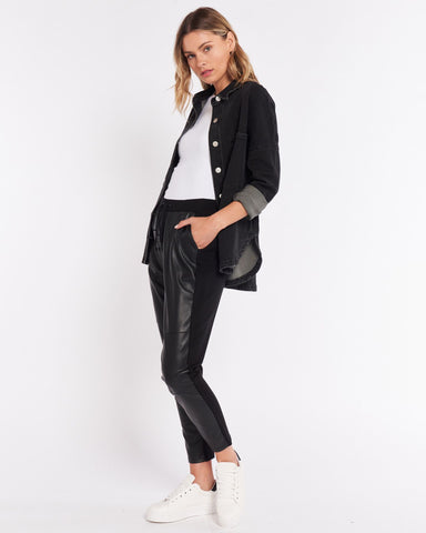 Sass - Natasha Short - Charcoal wash