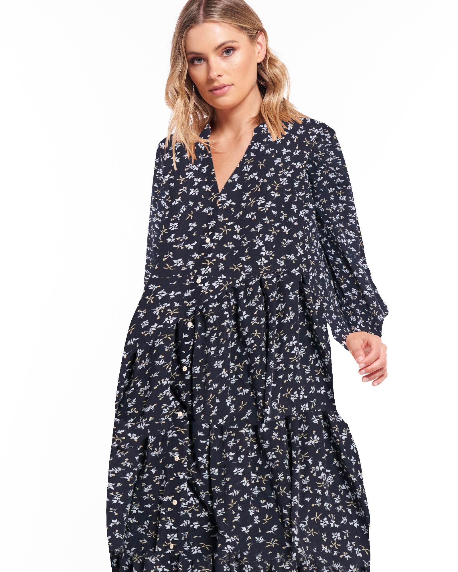 Betty Basics Isobel Dress Floral Flock