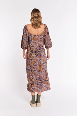 Sass - Mardi Midi Dress - Paisley